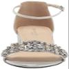 Touch Ups Women's Devon Heeled Sandal, Silver, 9.5 Medium view 2