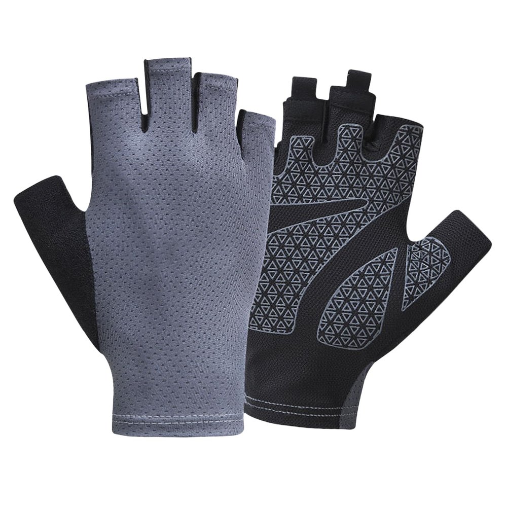 Cycling Gloves for Men Women Bike Gloves Half Finger MTB Road Bicycle Gloves Short Finger Gloves Summer Outdoor Sports Mittens for Gym MTB Riding Running Exercising Weight Lifting
