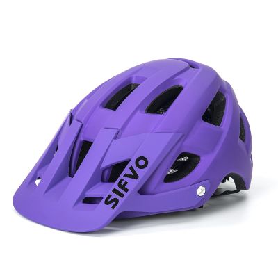 Bike Helmets for Men and Women, SIFVO Helmets for Adults Bicycle Helmet with Visor Mountain Bike Helmet, Adult Bike Helmet Road Bike Helmet Lightweight & Breathable M/L