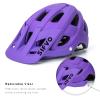 Bike Helmets for Men and Women, SIFVO Helmets for Adults Bicycle Helmet with Visor Mountain Bike Helmet, Adult Bike Helmet Road Bike Helmet Lightweight & Breathable M/L view 2