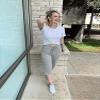 TARSE Women's Capri Yoga Pants Stretch Lightweight Running Jogging Pants Casual Comfy Pull On Capris Pockets Sweatpants (Heather LightGray,M) view 2