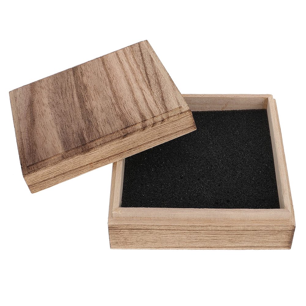 Cabilock 1pc Vintage Jewelry Box Solid Wood Storage Holder for Earrings Bracelets and Necklaces Retro Trinket Organizer for and Home
