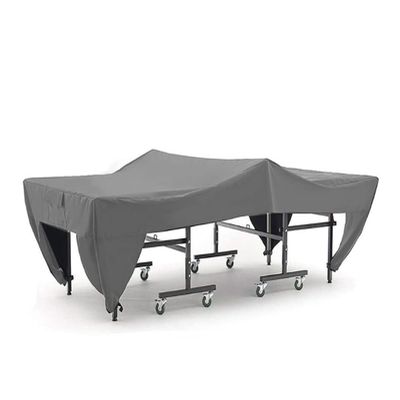 Icegrey Ping Pong Table Dust Covers Oxford Fabric Waterproof Outdoor Rain Wind Sun UV Resistant Heavy Duty Tennis Table Storage Cover Grey 280x152x76cm