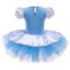 HIHCBF Baby Girls Cinderella Princess Leotards Ballet Dance Skirted Tutus Dancewear Halloween Christmas Party Fancy Dress view 4