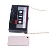 KUANG! Women Retro Tape Shaped Clutch Hundred Dollar Bill Box Shoulder Bag Elegant Evening Crossbody Handbag (A-Black) view 3