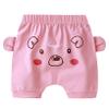 QinCiao Baby Infant Girls Boys Cotton Cartoon Printed Bloomers Loose Shorts Diaper Cover Summer Short Pants Pink 12-18 Months view 1