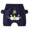 QinCiao Baby Infant Girls Boys Cotton Cartoon Printed Bloomers Loose Shorts Diaper Cover Summer Short Pants Navy Blue 2-3 Years view 1