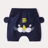 QinCiao Baby Infant Girls Boys Cotton Cartoon Printed Bloomers Loose Shorts Diaper Cover Summer Short Pants Navy Blue 2-3 Years view 2