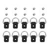 Cyrank 10pcs Kayak D Ring, D Ring Fishing Rigging D-Ring Kayak Deck Rigging Kit Boat D Ring Kayak Fishing Accessories for Boat Canoe Kayak view 1