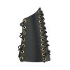OBTOUTDOOR Archery Arm Guards Forearm Protector Gear Bracers Leather Recurve Compound Bow Hunting Target (Black) view 3