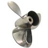 CAPTAIN Propeller 9.25x11 Fit Tohatsu Outboard Engine FMFS9.9 FMFS15 FMFS18 FMFS20 14 Tooth Spline 3BAB64524-1 Stainless Steel view 1