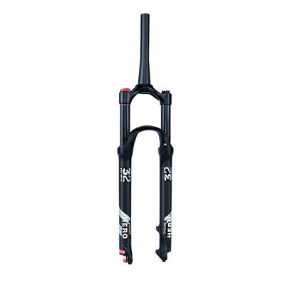 Jejy 26 in Xc MTB Suspension Fork 1 1/8 Threadless Less, 26/27.5/29 Mountain Bicycle Air Fork Remote Lockout/Manual Lockout Shock Absorber (Color : Tapered Manual Lockout, Size : 29)