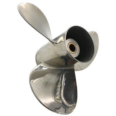 CAPTAIN Propeller 9.25x12 Fit Tohatsu Outboard Engine FMFS9.9 FMFS15 FMFS18 FMFS20 14 Tooth Spline Stainless Steel