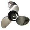 CAPTAIN Propeller 9.25x12 Fit Tohatsu Outboard Engine FMFS9.9 FMFS15 FMFS18 FMFS20 14 Tooth Spline Stainless Steel view 2