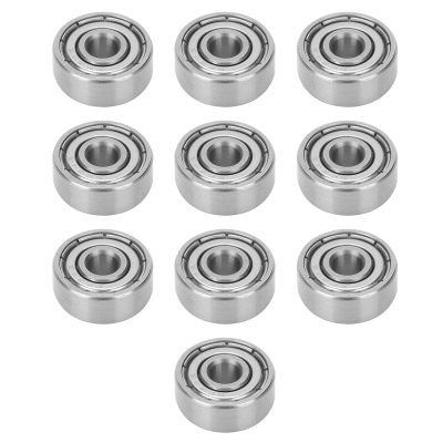 Stainless Steel Bearings, Minimum Friction 5x13x5mm Bearing High Rotation Speed for Longboards for Roller Skates for Inline Skates