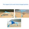 JNYB Beach Shade Tent Awning 3-4 People Pop Up Beach Tent Sun Shelter UPF50+ with Sand Shovel, Ground Pegs and Stability Poles Portable Umbrella,Red view 4
