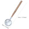Okuyonic Ice Fishing Scoop, 2PCS Silver Ice Skimmer Scoop for Ice Fishing, Extra-Large Ladle For Scooping Out Ice While Ice Fishing view 2