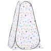 JNYB Portable Privacy Shower Toilet Camping Pop Up Tent Small Flower Color Outdoor Dressing Tent/Outdoor Toilet Tent with Zippered Carrying Bag view 1