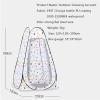 JNYB Portable Privacy Shower Toilet Camping Pop Up Tent Small Flower Color Outdoor Dressing Tent/Outdoor Toilet Tent with Zippered Carrying Bag view 3