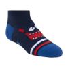 Skechers Boys' 6 Pack Low Cut Socks, Navy/Red, 5-6.5 view 2