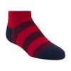 Skechers Boys' 6 Pack Low Cut Socks, Navy/Red, 5-6.5 view 3