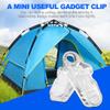 20 Pcs/Pack Tent Clips, Tarp Clips Tent Clamp Heavy Duty Tarp Clips Camping Tent Clip Small Tarp Clips for Outdoor Camping view 2