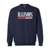 UGP Campus Apparel AW1274 - Illinois Fighting Illini Boldline Crewneck Sweatshirt - Medium - Navy view 1