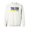 UGP Campus Apparel AW1274 - Toledo Rockets Boldline Crewneck Sweatshirt - Large - White view 1
