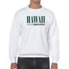 UGP Campus Apparel AW1274 - Hawaii Rainbow Warriors Boldline Crewneck Sweatshirt - 2X-Large - White view 4