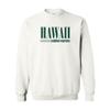 UGP Campus Apparel AW1274 - Hawaii Rainbow Warriors Boldline Crewneck Sweatshirt - 3X-Large - White view 1