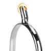 Jeanoko Horse Spurs Zinc Alloy,Womens Spurs English Riding Horse Accessory with Rotatable Copper Rowel 4.7oz 4.3x3x0.7in for Ladies Young Girl(Sliver) view 4
