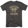 Charleston Southern University Official One Color CSU Buccaneers Logo Unisex Adult T-Shirt, Charcoal, 5X-Large view 1