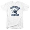 Charleston Southern University Official One Color CSU Buccaneers Logo Unisex Adult T-Shirt, White, 5X-Large view 1
