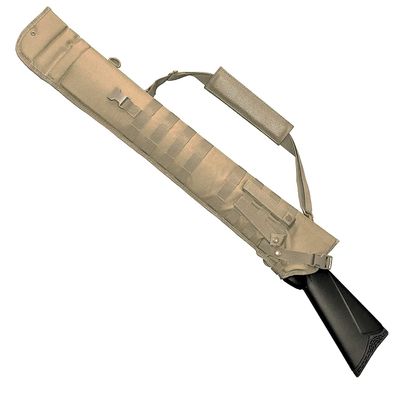 Trinity scabbard Padded Case for mossberg 500 case Hunting Storage Soft Range molle Holster Bag Shoulder Military Security atv Horse Motorcycle Truck Quad Carry Padded Bag Tan..