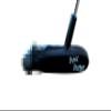 (1, Black) Peter Putter Professional Golf Putter | Premium Aluminum Head with Chrome Stepless Shaft | Stiff Flex Graphite Construction | Ergonomic Rubber Grip (Single, Black) view 1