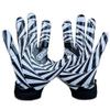 Battle Sports Kaleidoscope Wide Receiver Football Gloves, Ultra Stick Adult & Youth Gloves - Youth Small, Black/White view 2
