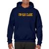 UGP Campus Apparel AH01 - Wisconsin-Eau Claire Blugolds Basic Block Hoodie - X-Large - Navy view 4