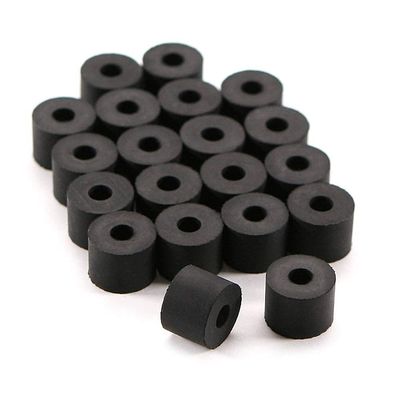 20 PCS Black EPDM Rubber Washers - (.500 x .180 x .375) for Attachment Mounting Posts, Kydex Holster Retention Washers