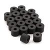 20 PCS Black EPDM Rubber Washers - (.500 x .180 x .375) for Attachment Mounting Posts, Kydex Holster Retention Washers view 1