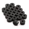 20 PCS Black EPDM Rubber Washers - (.500 x .180 x .250) for Attachment Mounting Posts, Kydex Holster Retention Washers view 1