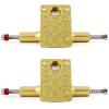 Ace Trucks MFG Skateboard Trucks AF1 Gold 33 (8.0 Inch Axle) Pair view 4