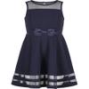 Calvin Klein Big Girls' Sleeveless Party Dress, Navy, 16 view 1