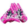 Battle Sports MM 2.0 Pink Wide Receiver Football Gloves, Ultra Stick Adult & Youth Gloves - Adult X-Large, Pink view 1