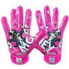 Battle Sports MM 2.0 Pink Wide Receiver Football Gloves, Ultra Stick Adult & Youth Gloves - Adult X-Large, Pink view 3