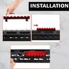 Combo of 2 Items which Includes 5 Slots 2 Pieces and 7 Slot 2 Pieces Key mod Lightweight Aluminum Red Color (Pack of 2-5 and 7 Slot Rails) view 4