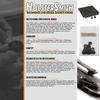 100 PCS Holster Washers - Black EPDM Rubber - (.500 x .180 x .187) - Attachment Mounting Posts, Kydex Holster Retention Washers view 4