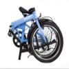 ZiZZO Via 20 Folding Bike-Lightweight Aluminum Frame Genuine Shimano 7-Speed 26lb (Light Blue) view 2
