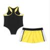 YONGHS Kids Girls Summer Swimsuit Bikinis Swimwear Tankinis Jumpsuit with Boyshorts 2Pcs Bathing Suit Starfish White 4 view 2