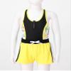 YONGHS Kids Girls Summer Swimsuit Bikinis Swimwear Tankinis Jumpsuit with Boyshorts 2Pcs Bathing Suit Starfish White 4 view 4