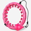 Intelligent Magnetic Therapy Hula Hoop, Professional Detachable 360 Surround Fitness Ring with Gravity Ball Massage, Suitable for Adult Children and Beginners to Lose Weight/red/L view 1